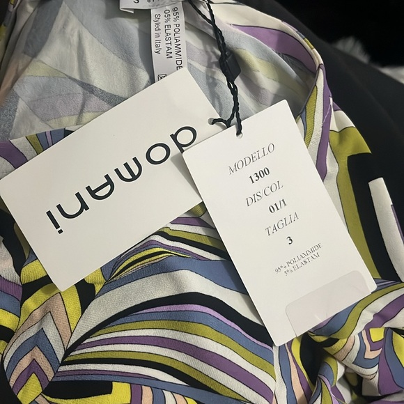 NWT Domani Womens 3/4 Length Sleeve Dress - Picture 6 of 7